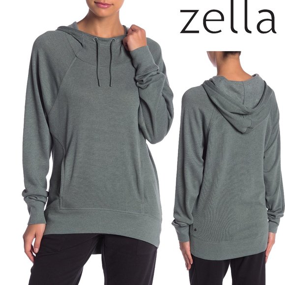 Zella Tops - Zella Hall of Fame Green Hoodie Sweatshirt SZ M